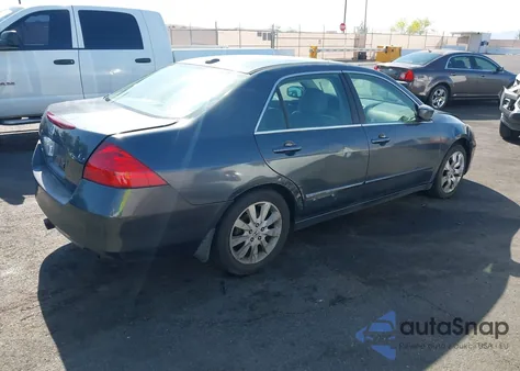 2007 Honda Accord 3.0 Ex из США, поврежденный, VIN 1HGCM66557A100754
